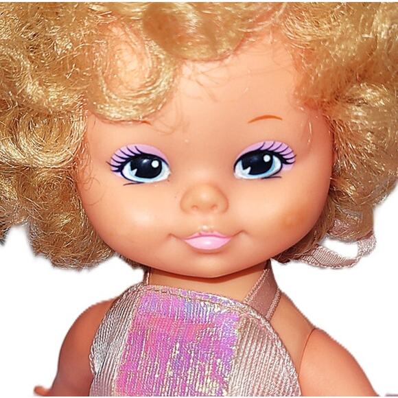 10" Vintage 1990's Pretty in Pink Wind Up Dancing Ballerina Doll By Mattel Works - Picture 5 of 6